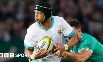 South Africa v Ireland: Springboks named unchanged team for second Test