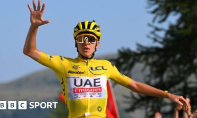 Tour de France 2024: Tadej Pogacar wins stage 20 to extend yellow jersey lead