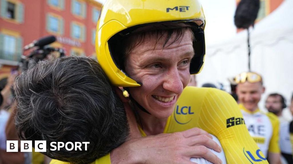 Tour de France 2024: Tadej Pogacar wins third title with time trial victory