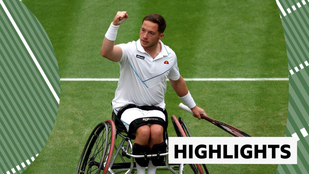 Wimbledon 2024: Alfie Hewett wins first wheelchair singles title