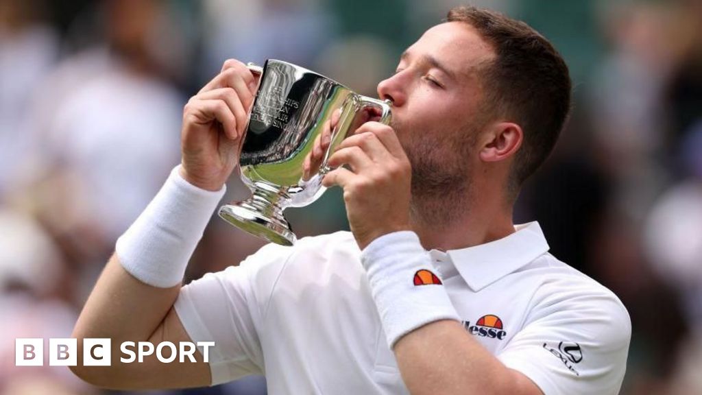 Wimbledon wheelchair finals: Briton Alfie Hewett wins singles and doubles titles