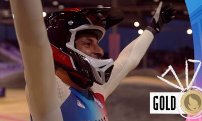 'What a race!' - France win all three men's BMX racing medals