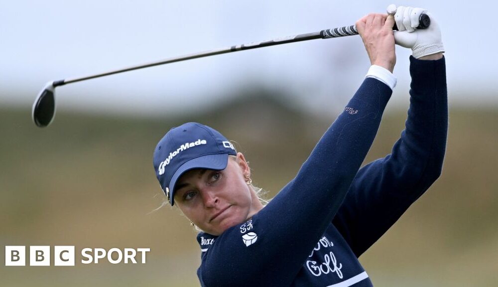 2024 Women's Scottish Open: Charley Hull three shots off lead after third round