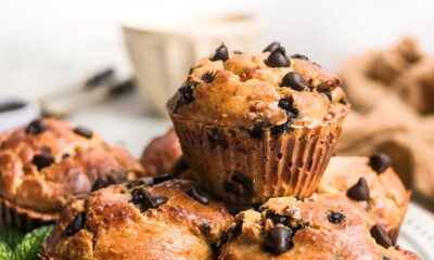 6-Ingredient Keto Chocolate Chip Muffins