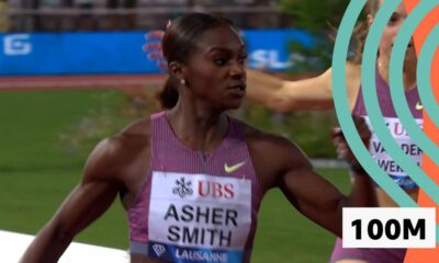 Asher-Smith wins Diamond League 100m in season's best