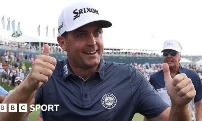 BMW Championship: Keegan Bradley clinches victory by one stroke from Adam Scott, Sam Burns & Ludvig Aberg