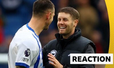 Brighton 2-1 Manchester United: Fabian Hurzeler post-match interview video