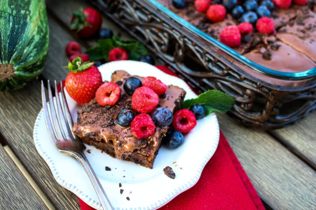 Chocolate Zucchini Cake - Sharon Palmer, The Plant Powered Dietitian