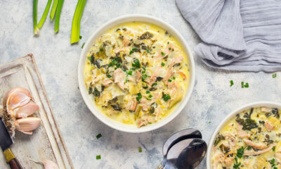 Creamy Keto Spinach & Artichoke Soup