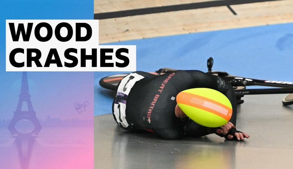 Dutch rider crashes into GB's Wood in men's madison