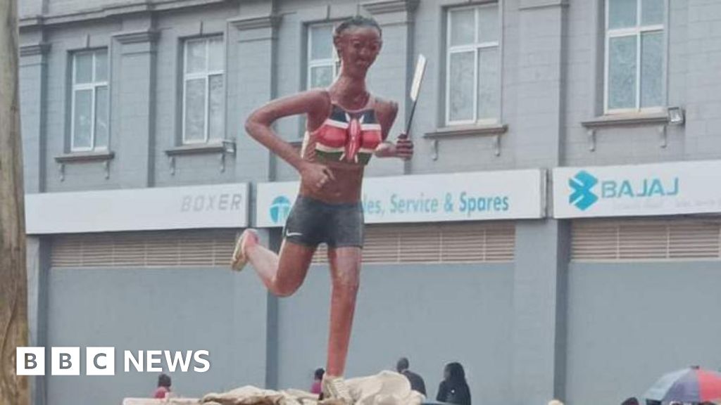 Eldoret city removes 'embarrassing' statues of Kenyan athlete amid uproar