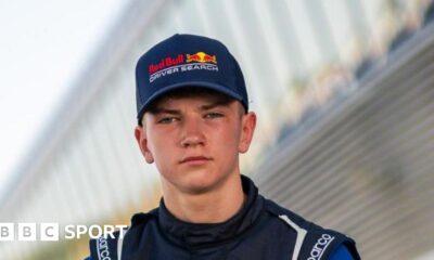 Fionn McLaughlin: NI driver, 16, selected to be part of Red Bull Academy