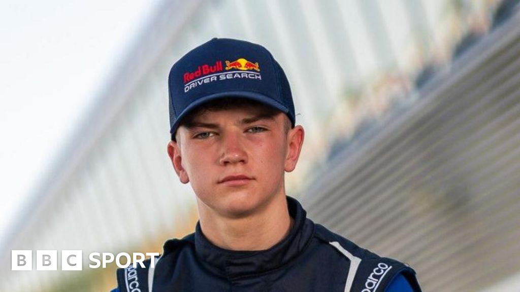 Fionn McLaughlin: NI driver, 16, selected to be part of Red Bull Academy