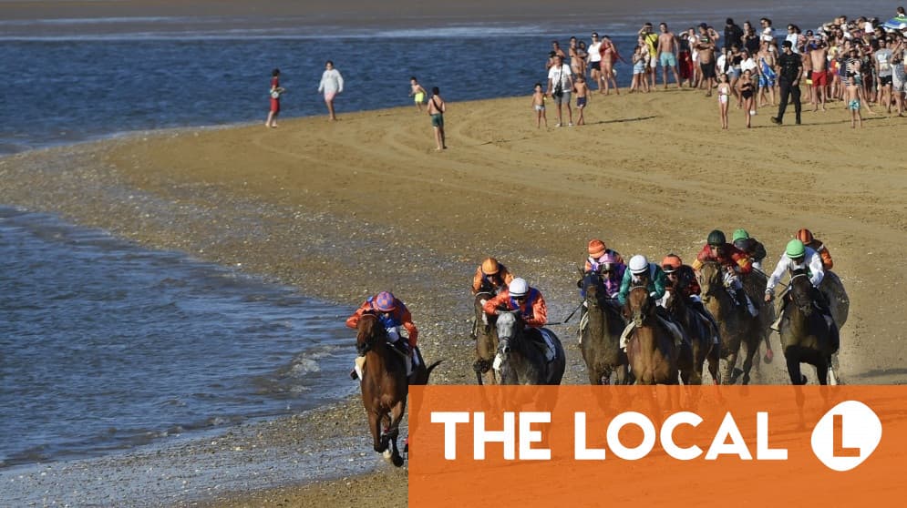 Horse races on the beach in Sanlúcar de Barrameda