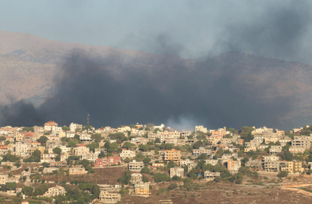 Israelis stage heavy airstrikes in Lebanon and Hezbollah launches drone attack on Israel