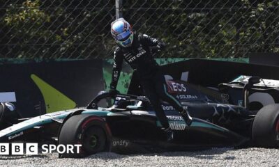 Italian Grand Prix: Andrea Kimi Antonelli crashes on Mercedes debut in first practice, Max Verstappen fastest