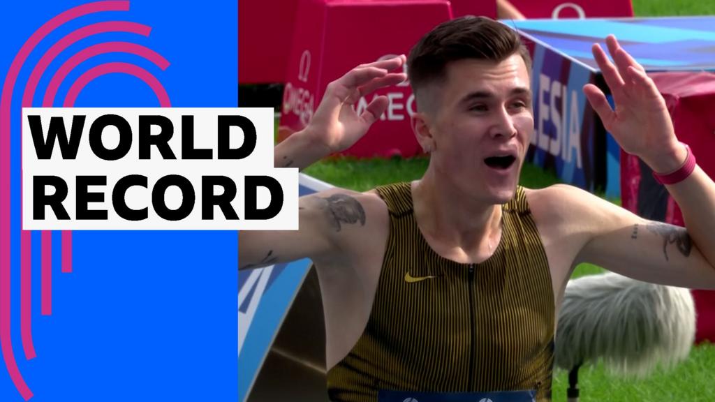 Jakob Ingebrigtsen breaks 3000m world record at Silesia Diamond League - video