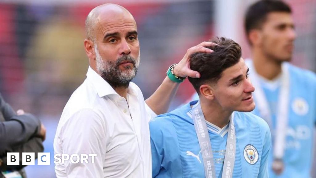 Julian Alvarez: Pep Guardiola says Manchester City forward wanted 'new challenge', says Pep Guardiola