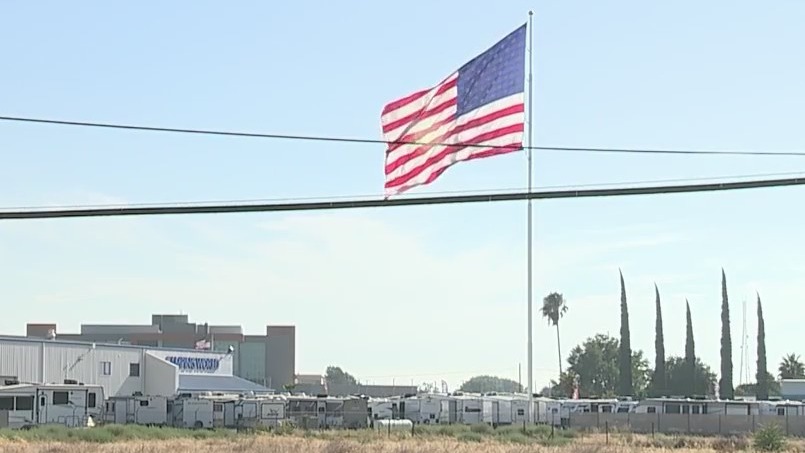 Northern California business fined after flying American flag