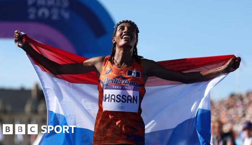 Olympics 2024: Sifan Hassan wins women's marathon for third Paris medal