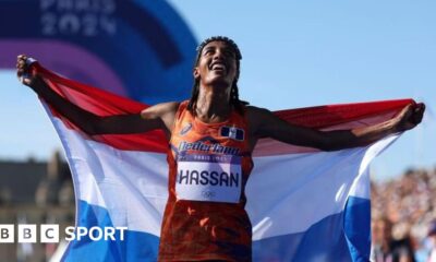 Olympics 2024: Sifan Hassan wins women's marathon for third Paris medal