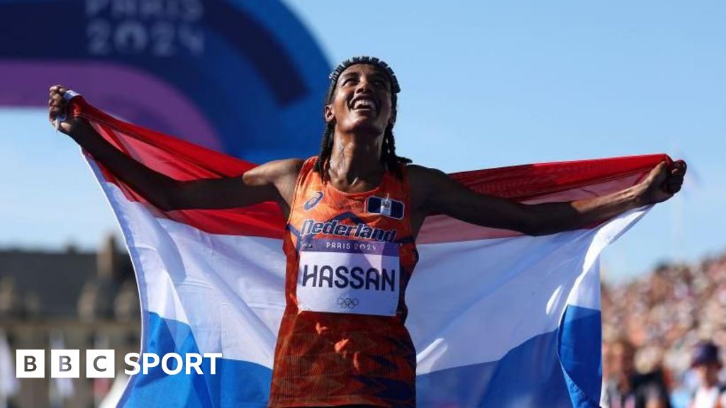 Olympics 2024: Sifan Hassan wins women's marathon for third Paris medal