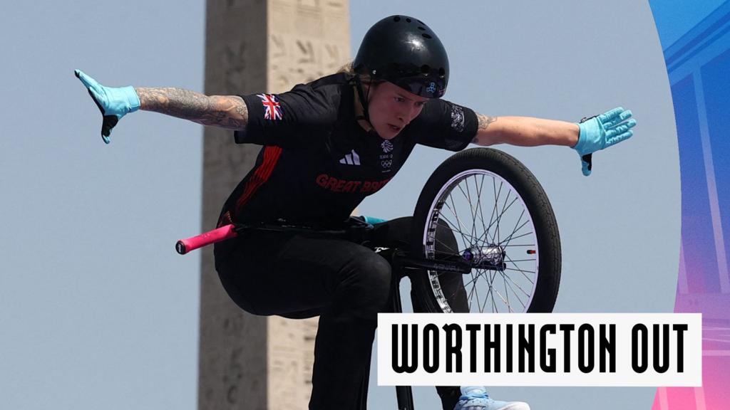 Olympics BMX freestyle: Charlotte Worthington fails to qualify for final