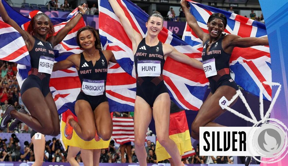 Olympics athletics highlights: Watch Great Britain win silver in women's 4x100m relay final