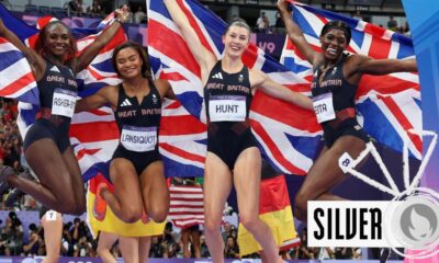 Olympics athletics highlights: Watch Great Britain win silver in women's 4x100m relay final