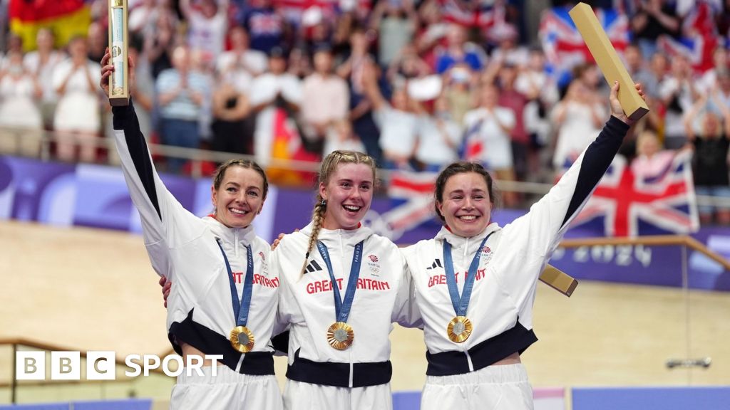 Olympics track cycling: Great Britain win women's team sprint gold