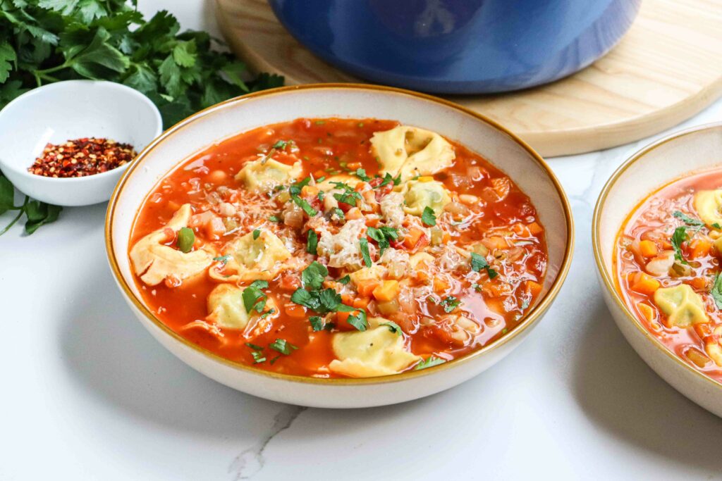 One Pot Tortellini Minestrone – JSHealth