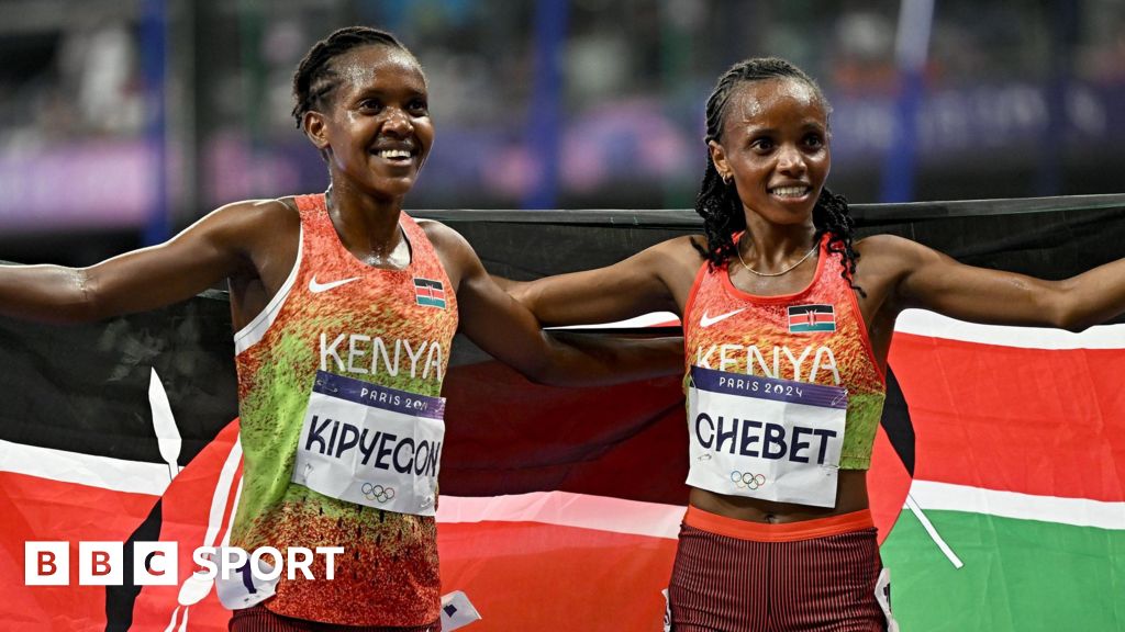 Paris 2024: Kenya's Beatrice Chebet wins 5,000m gold as Kipyegon gets silver