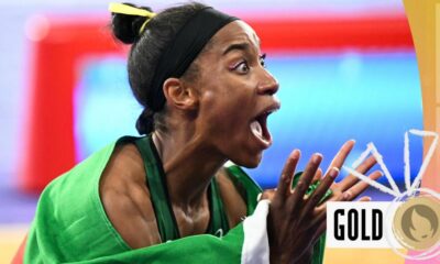 Paris 2024 Olympics athletics video: Thea Lafond wins historic gold in women's triple jump