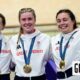 Paris 2024 Olympics track cycling video: Team GB win women's team sprint gold in world record time