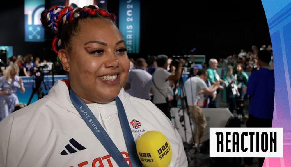 Paris 2024 Olympics video: Emily Campbell reacts to winning weightlifting bronze