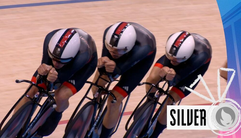 Paris 2024 Olympics video: Great Britain take silver in men's team pursuit