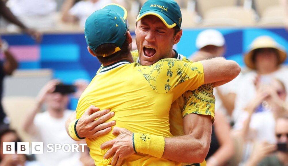 Paris Olympics tennis: Australia's Matthew Ebden and John Peers win men's doubles gold