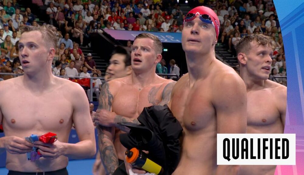 Peaty features as GB qualify for men's medley relay final