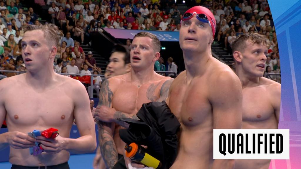 Peaty features as GB qualify for men's medley relay final