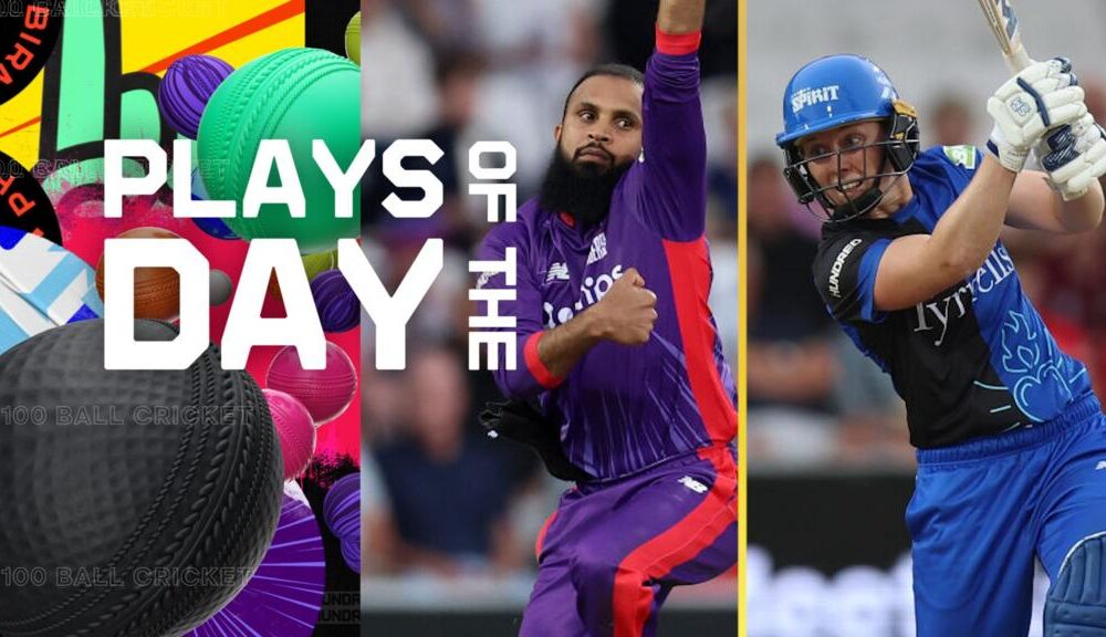 Rashid & Knight star in The Hundred plays of the day