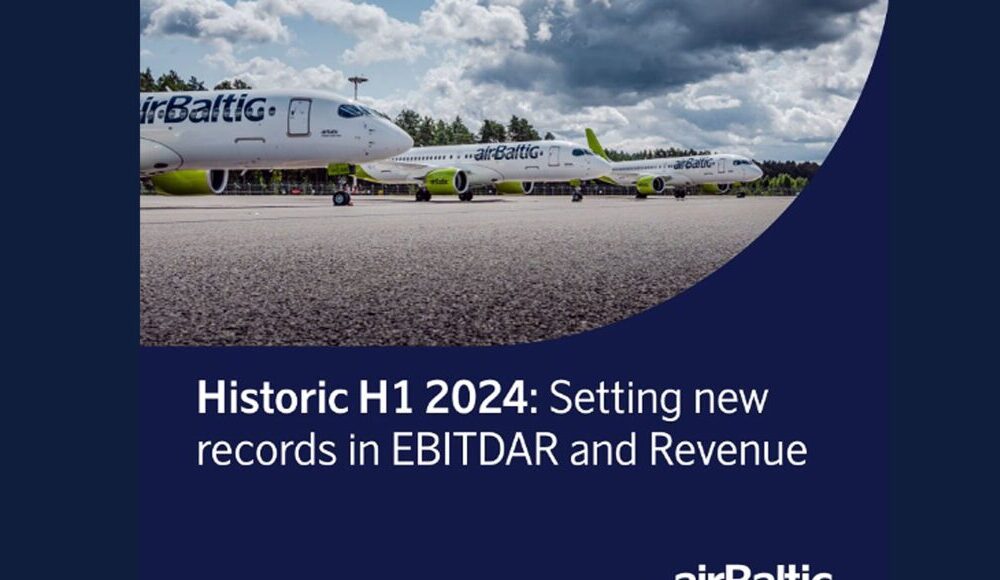 Record-breaking H1 2024 for airBaltic