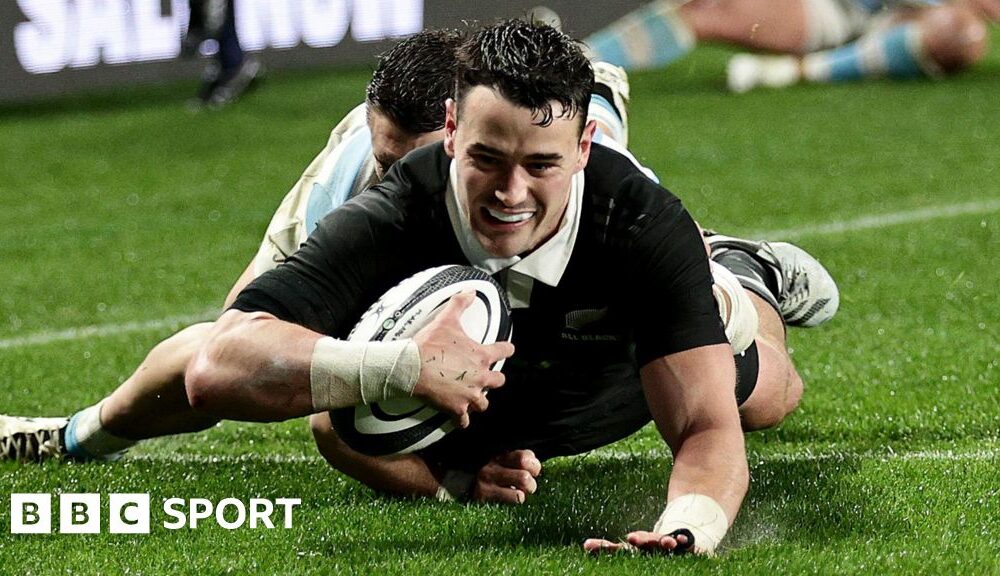 Rugby Championship: All Blacks thrash Argentina to avenge defeat by Pumas