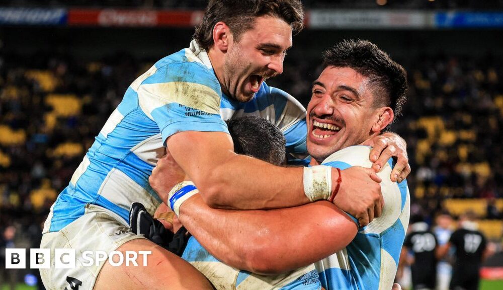 Rugby Championship: Argentina stun New Zealand in Wellington