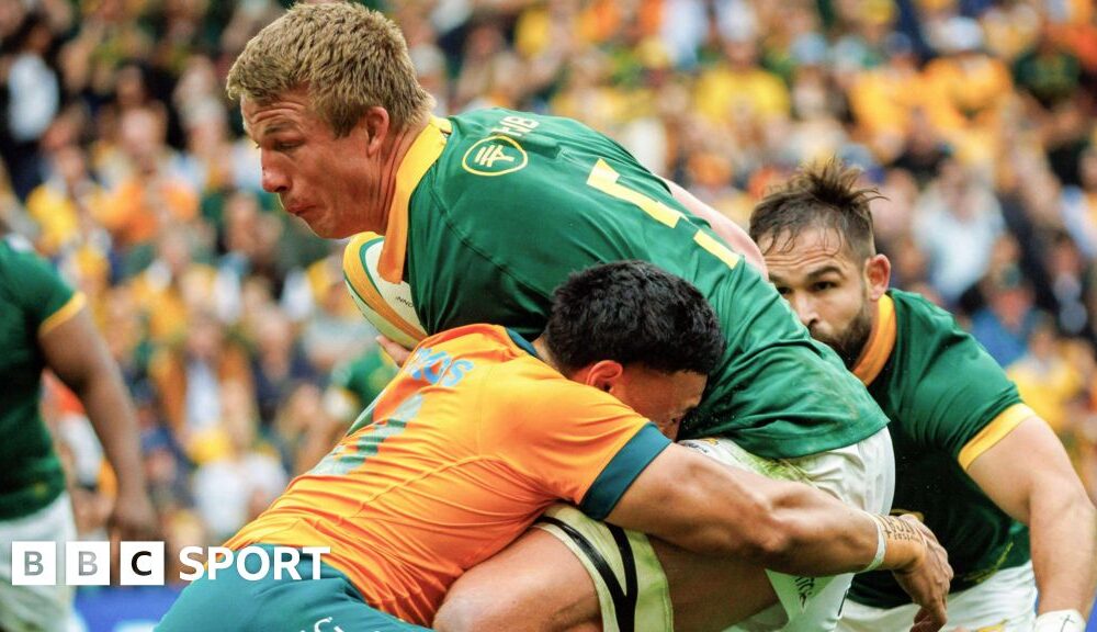 Rugby Championship: South Africa crush Australia in opener