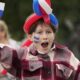 Russia celebrated Flag Day with parades in major cities