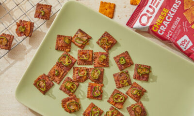 Spicy Candied Bacon Cheese Crackers Recipe