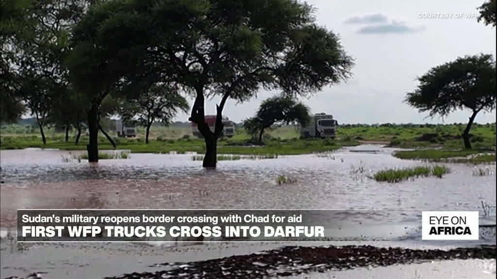 Sudan: First WFP trucks cross into Darfur