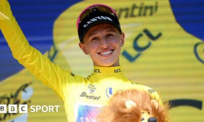 Tour de France Femmes: Katarzyna Niewiadoma holds off Demi Vollering to win title