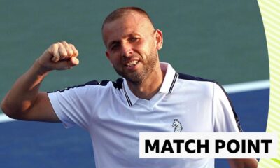 US Open video: Dan Evans wins tournament's longest-ever match in five hours and 35 minutes