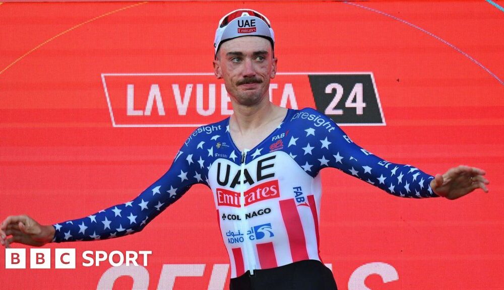 Vuelta a Espana 2024: American Brandon McNulty wins opening stage time trial